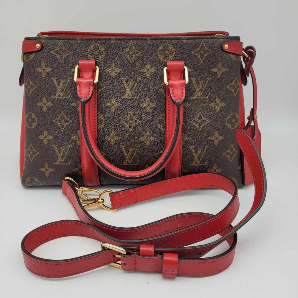 Louis Vuitton Monogram Canvas Soufflot with Red Trim - Picture 3 of 15